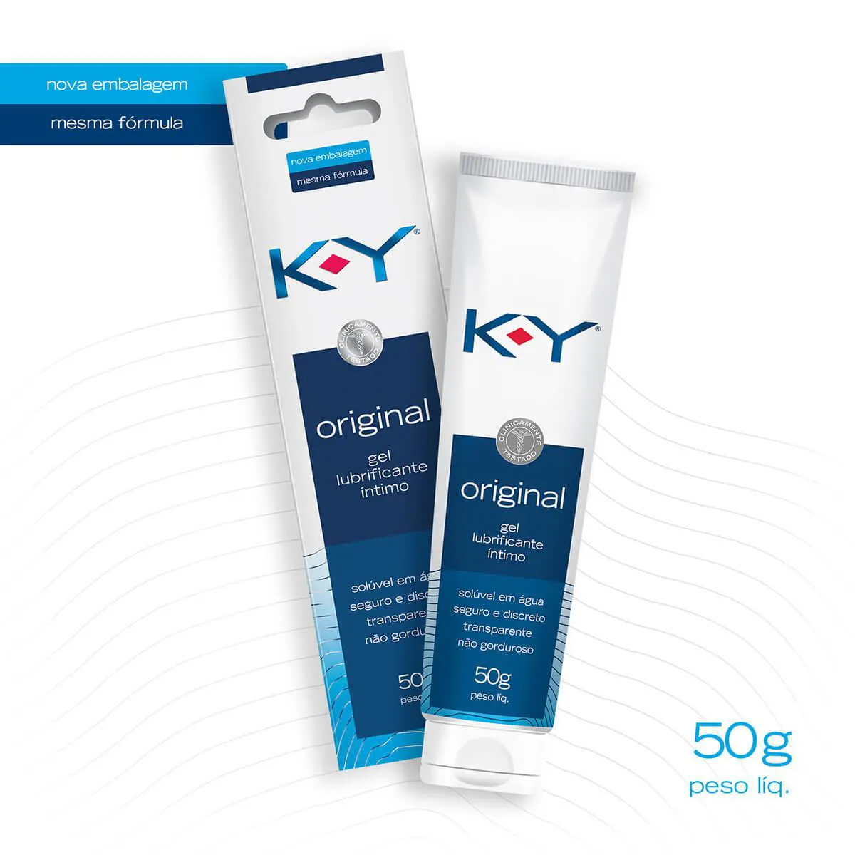 Gel Lubrificante Íntimo K-Y Original com 50g