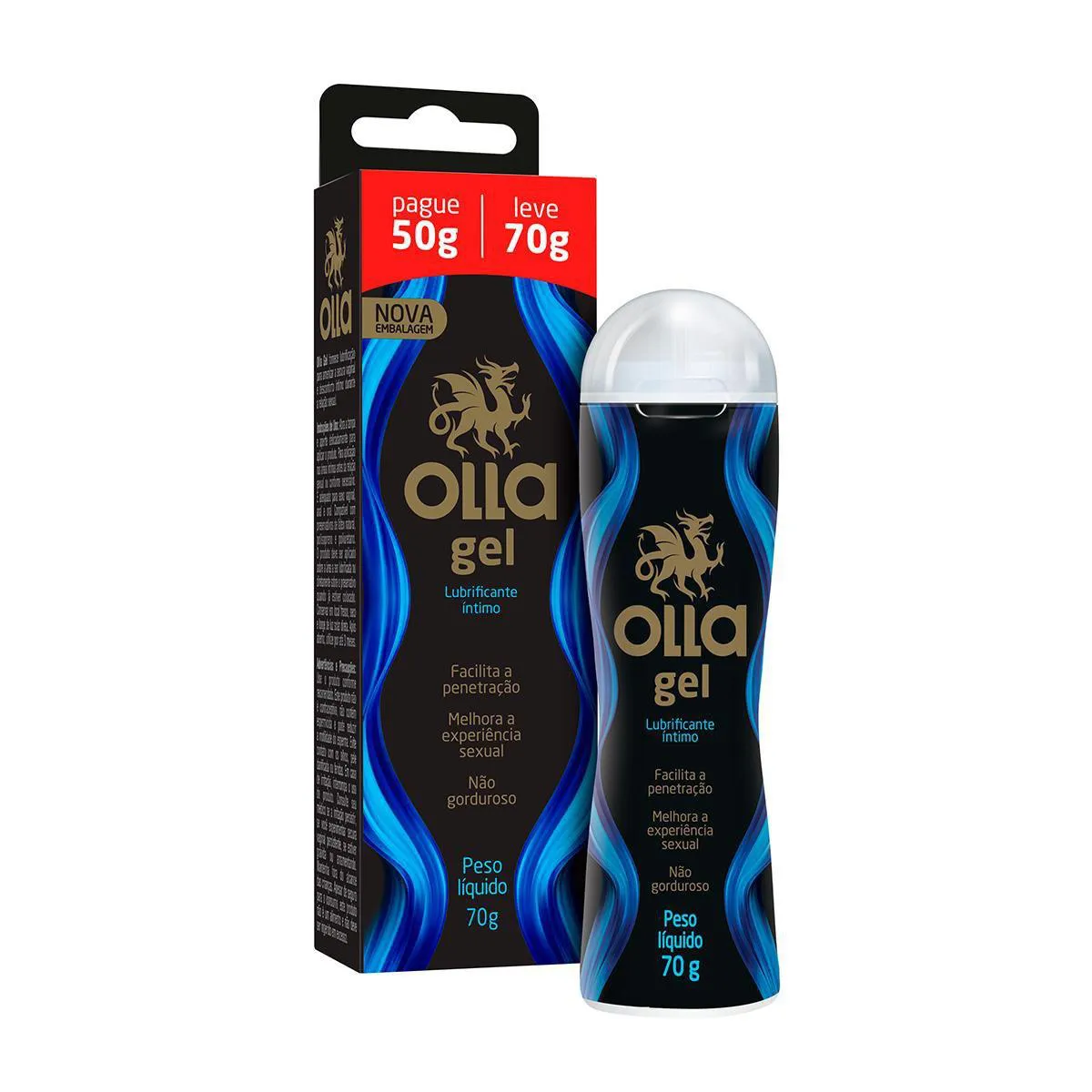 Gel Lubrificante Íntimo Olla com 70g