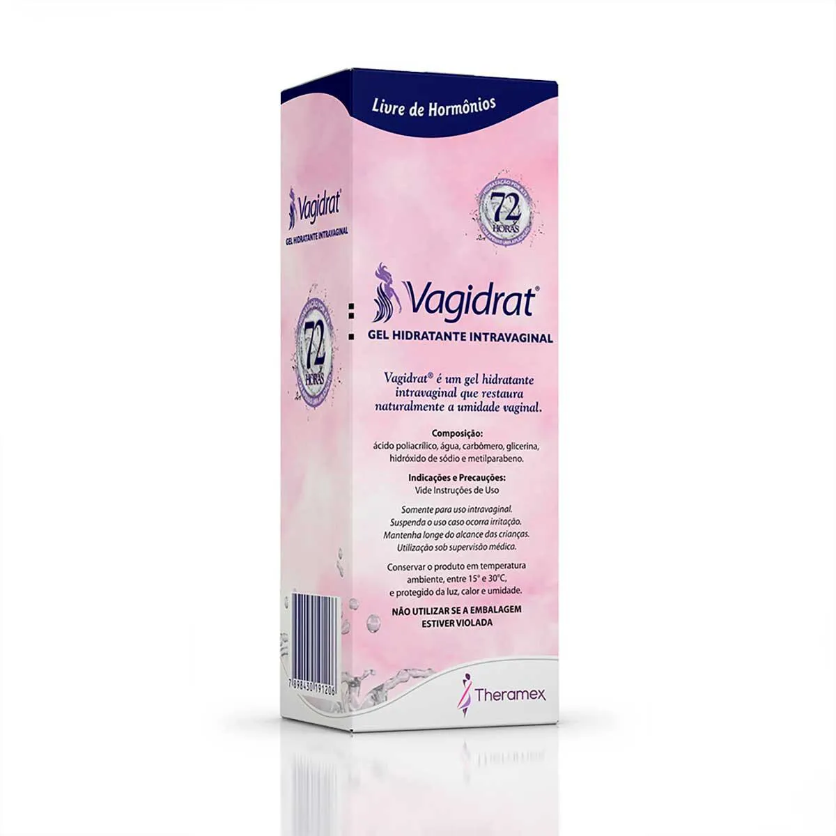 Gel Hidratante Intravaginal Vagidrat com 30g e 10 aplicadores