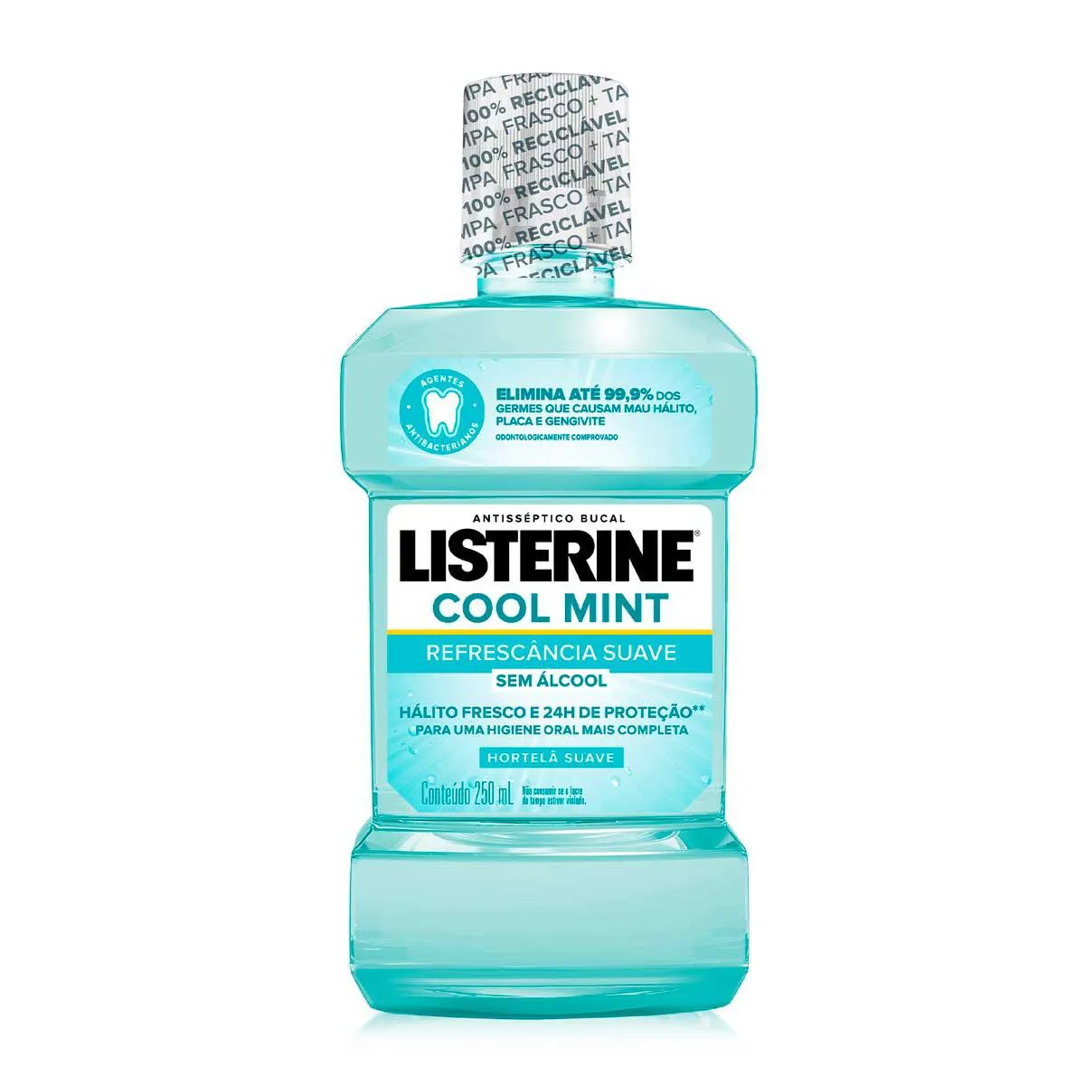 Enxaguante Antisséptico Bucal Listerine Cool Mint Zero Álcool 250ml