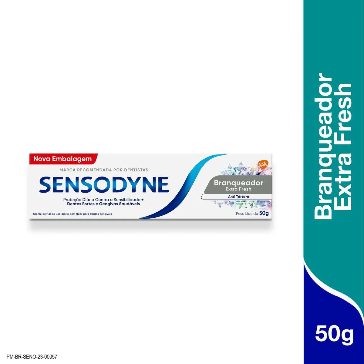 Pasta de Dente Sensodyne Branqueador Extra Fresh com 50g