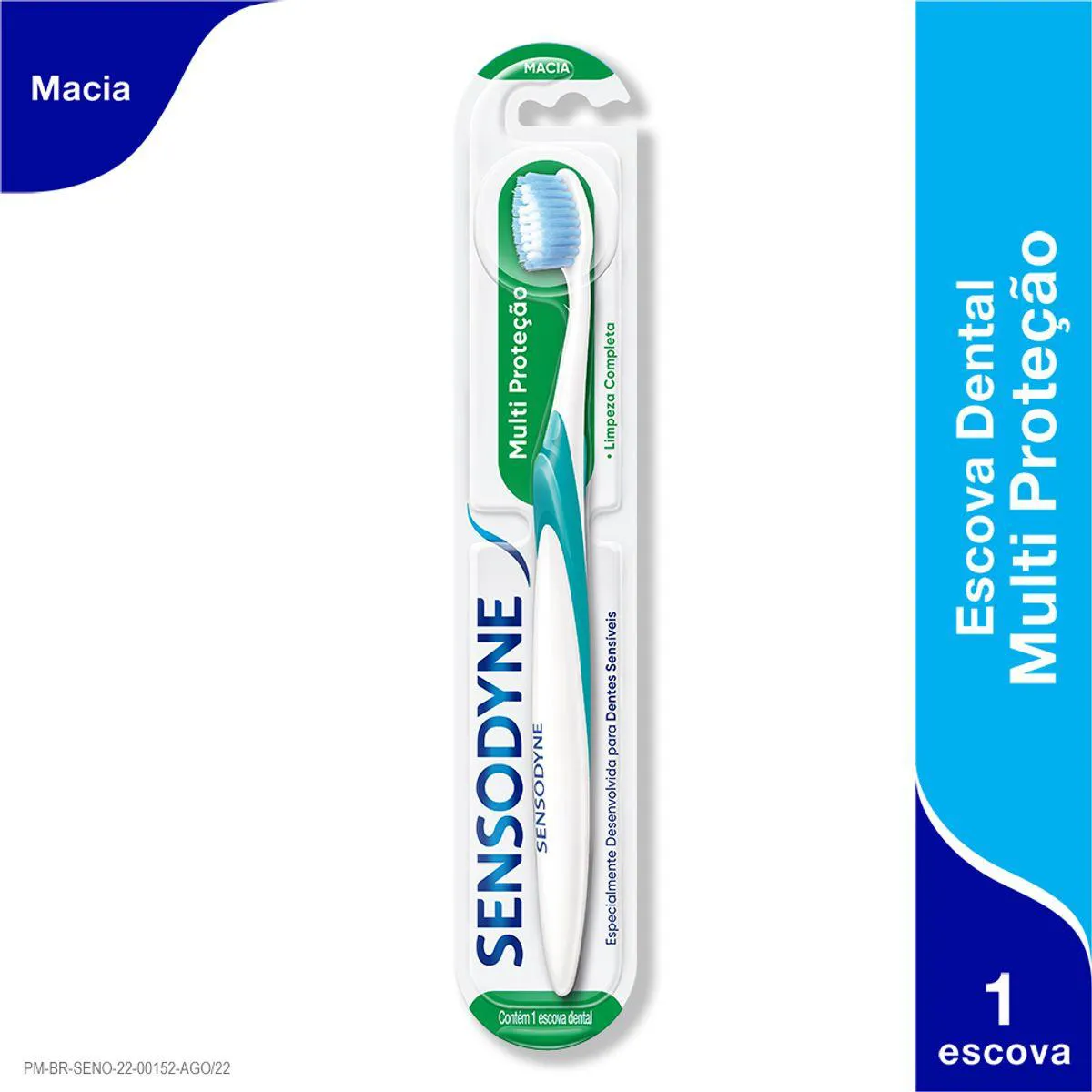 Escova de Dente Sensodyne Multi Proteção Macia com 1 unidade