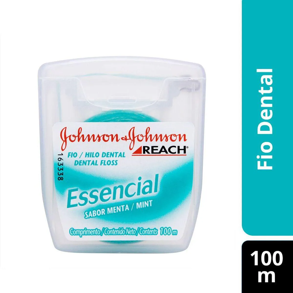 Fio Dental Johnson's Reach Essencial Sabor Menta 100 metros