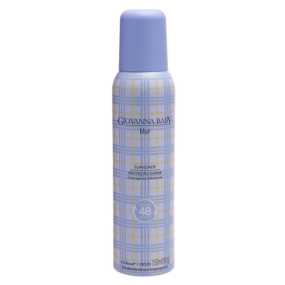 Desodorante Antitranspirante Aerosol Giovanna Baby Blue Feminino 48h 150ml