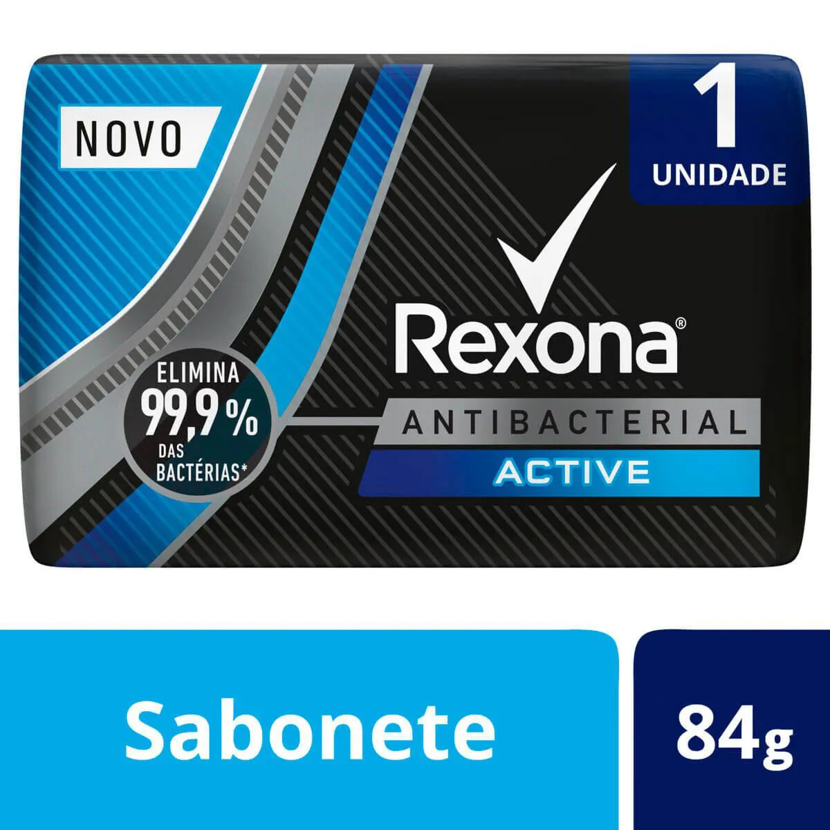 Sabonete em Barra Rexona Men Antibacterial Active 84g