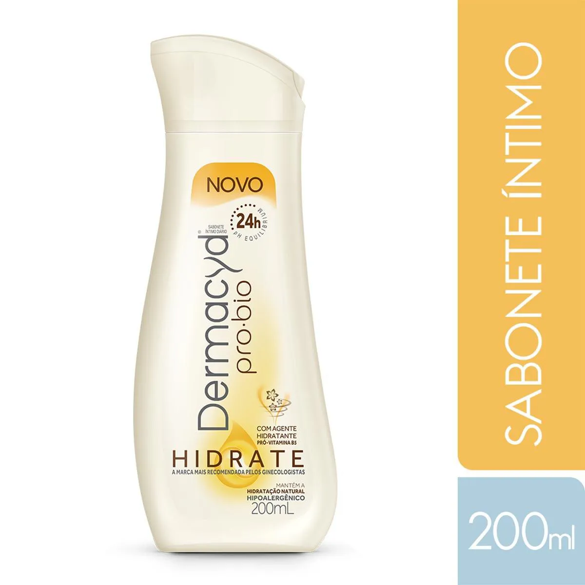 Sabonete Líquido Íntimo Dermacyd Pro-Bio Hidrate com 200ml