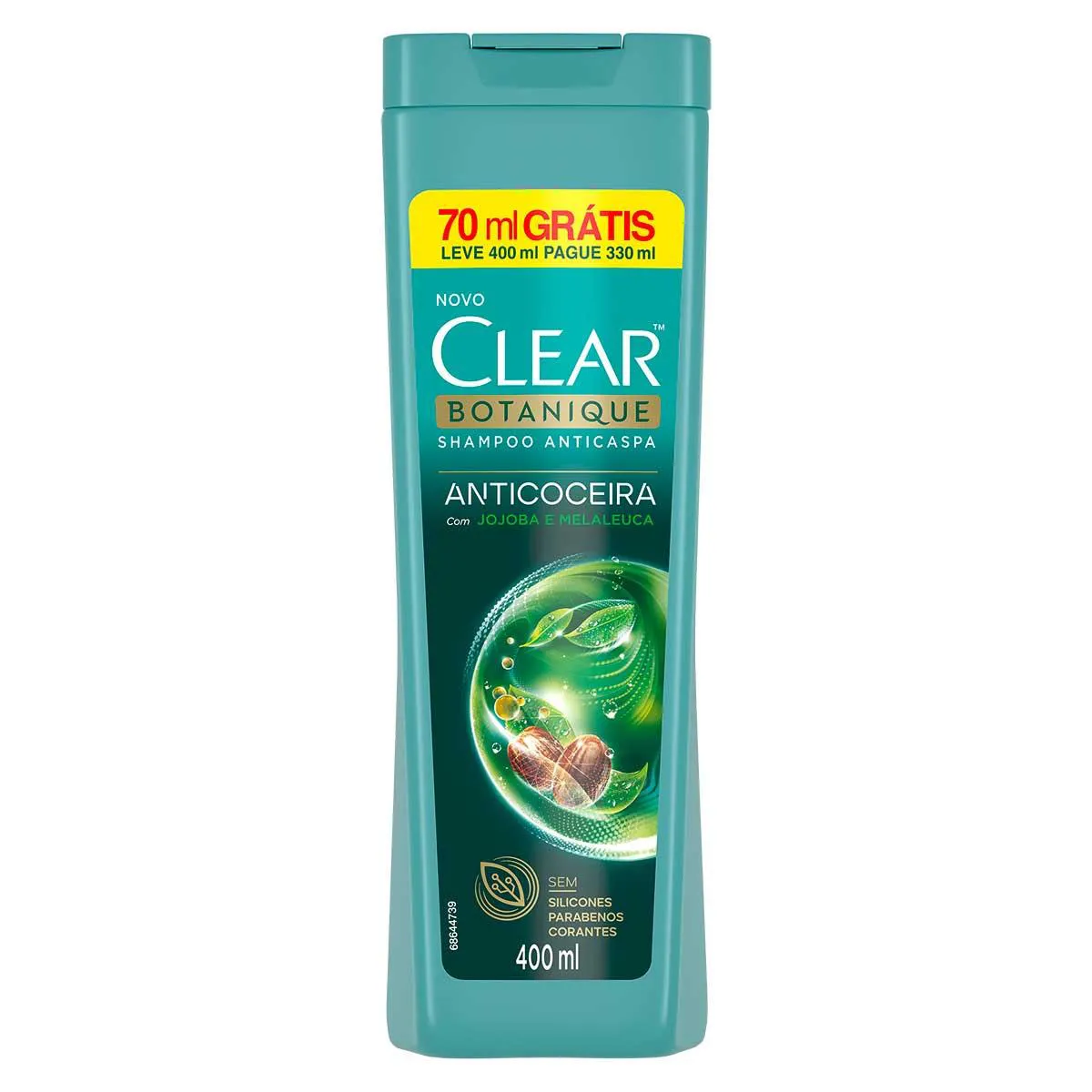 Shampoo Anticaspa Clear Botanique Anticoceira 400ml