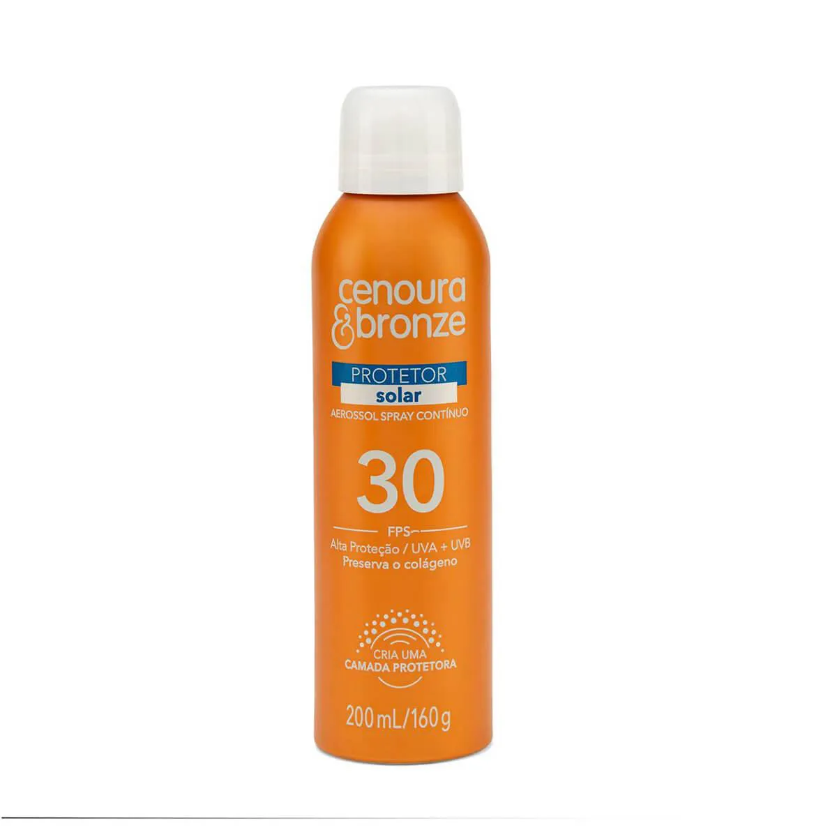 Protetor Solar Corporal Aerossol FPS 30 Cenoura & Bronze 200ml