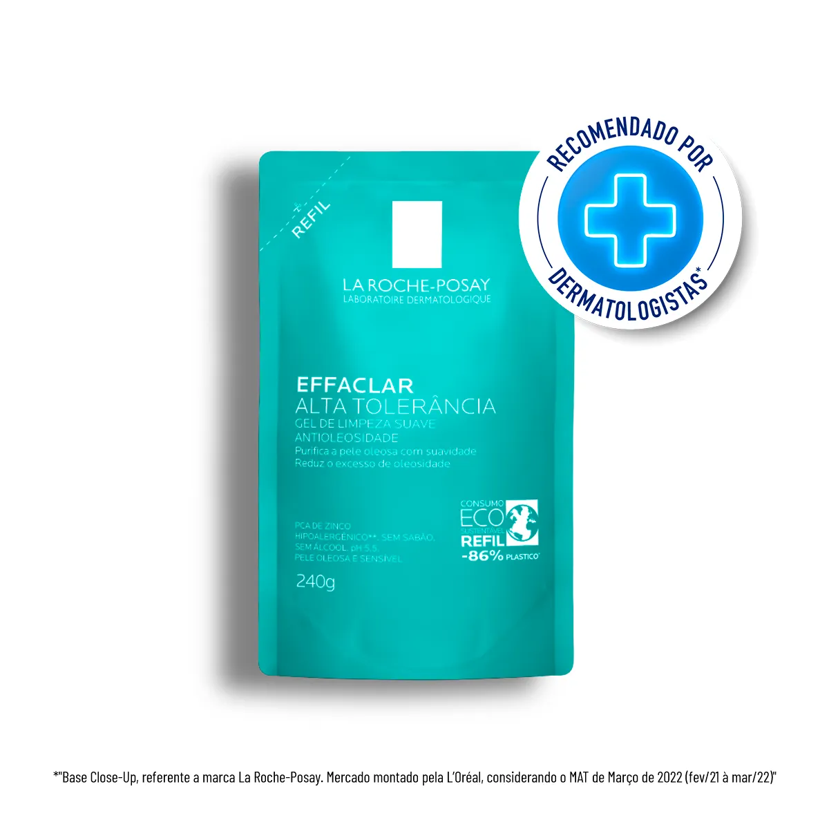 Refil Gel de Limpeza Facial Effaclar Alta Tolerância com 240g