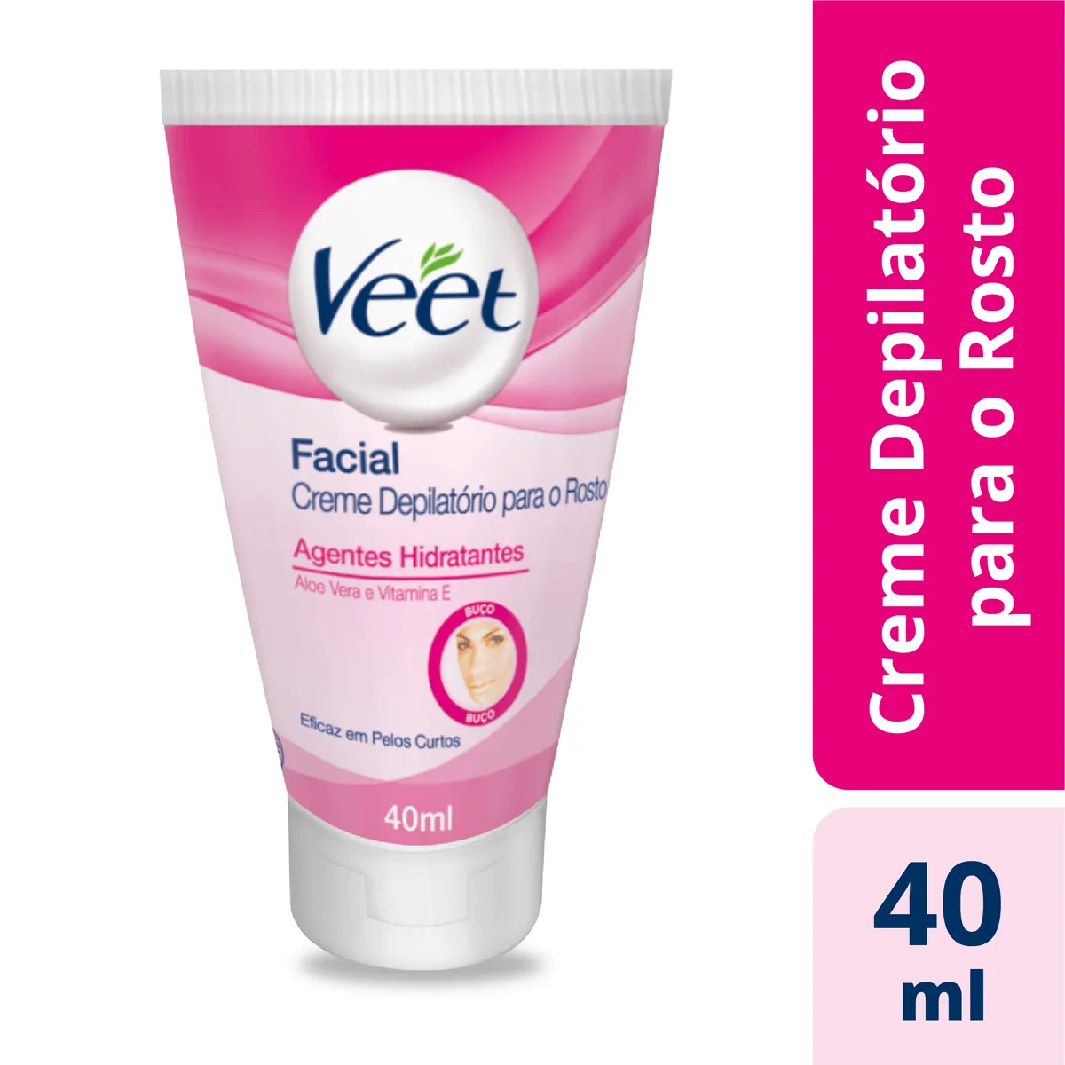 Creme Depilatório Facial Veet Facial Peles Delicadas em promoção