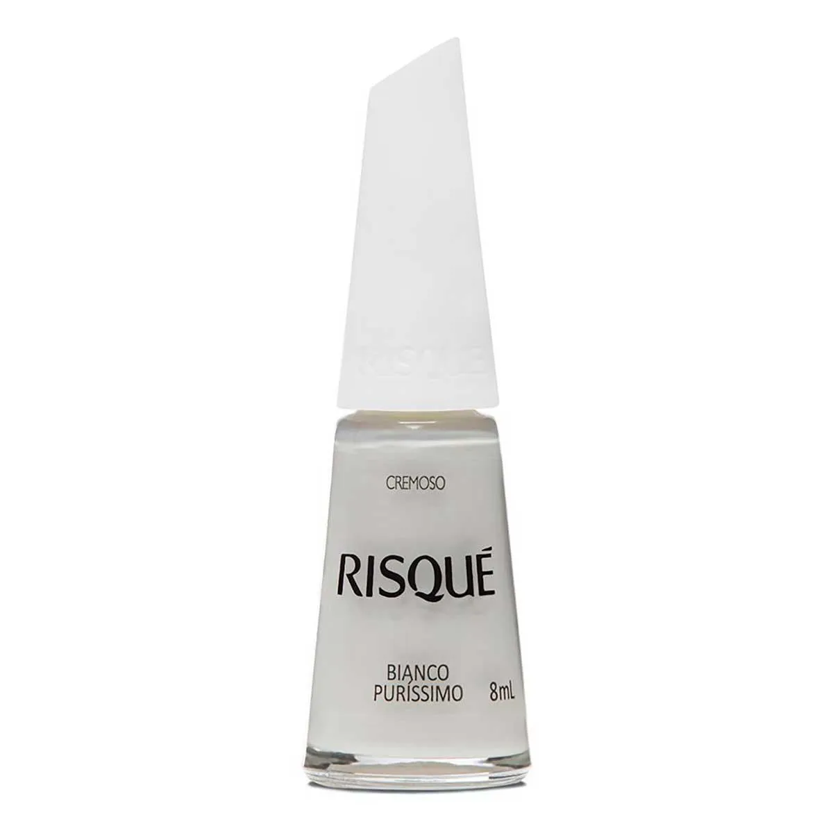 Esmalte Cremoso Risqué Bianco Puríssimo Hipoalergênico com 8ml