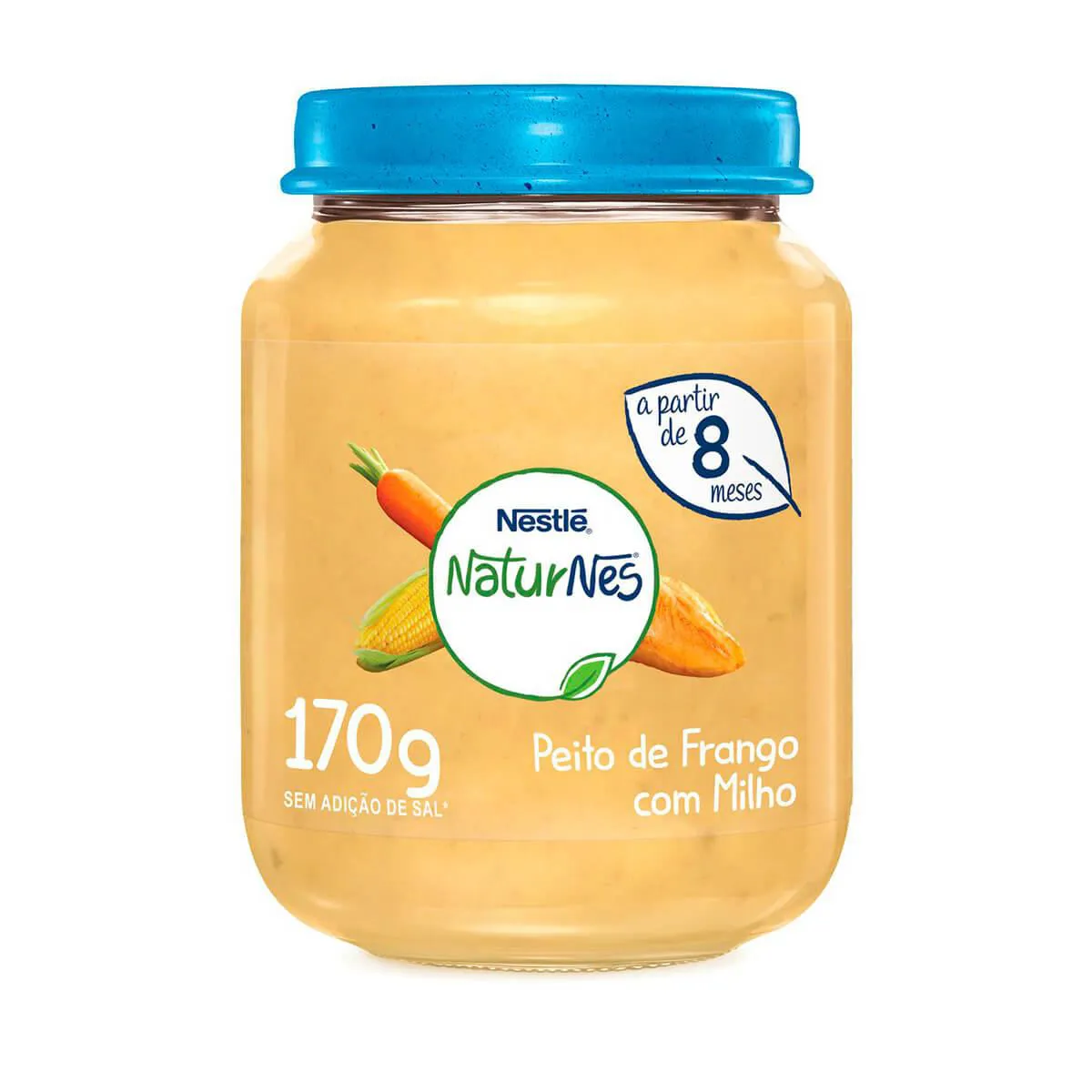 Papinha Nestlé Naturnes Sabor Creme Peito Frango com Milho com 170g