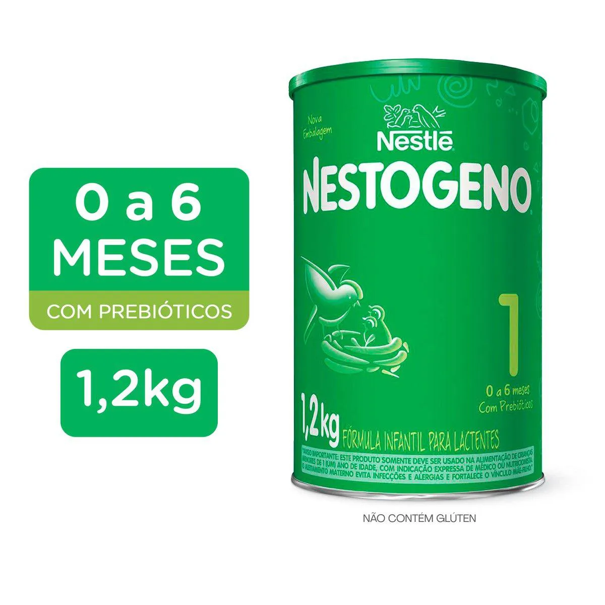 Fórmula Infantil Nestogeno 1 Lata 1,2kg