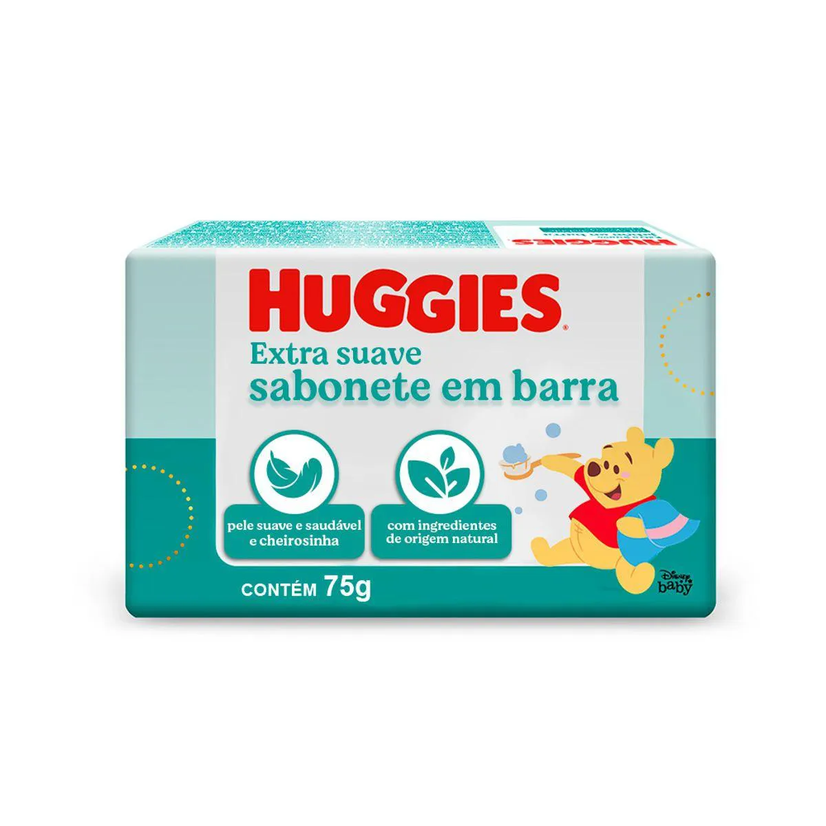 Sabonete em Barra Infantil Huggies Extra Suave 75g