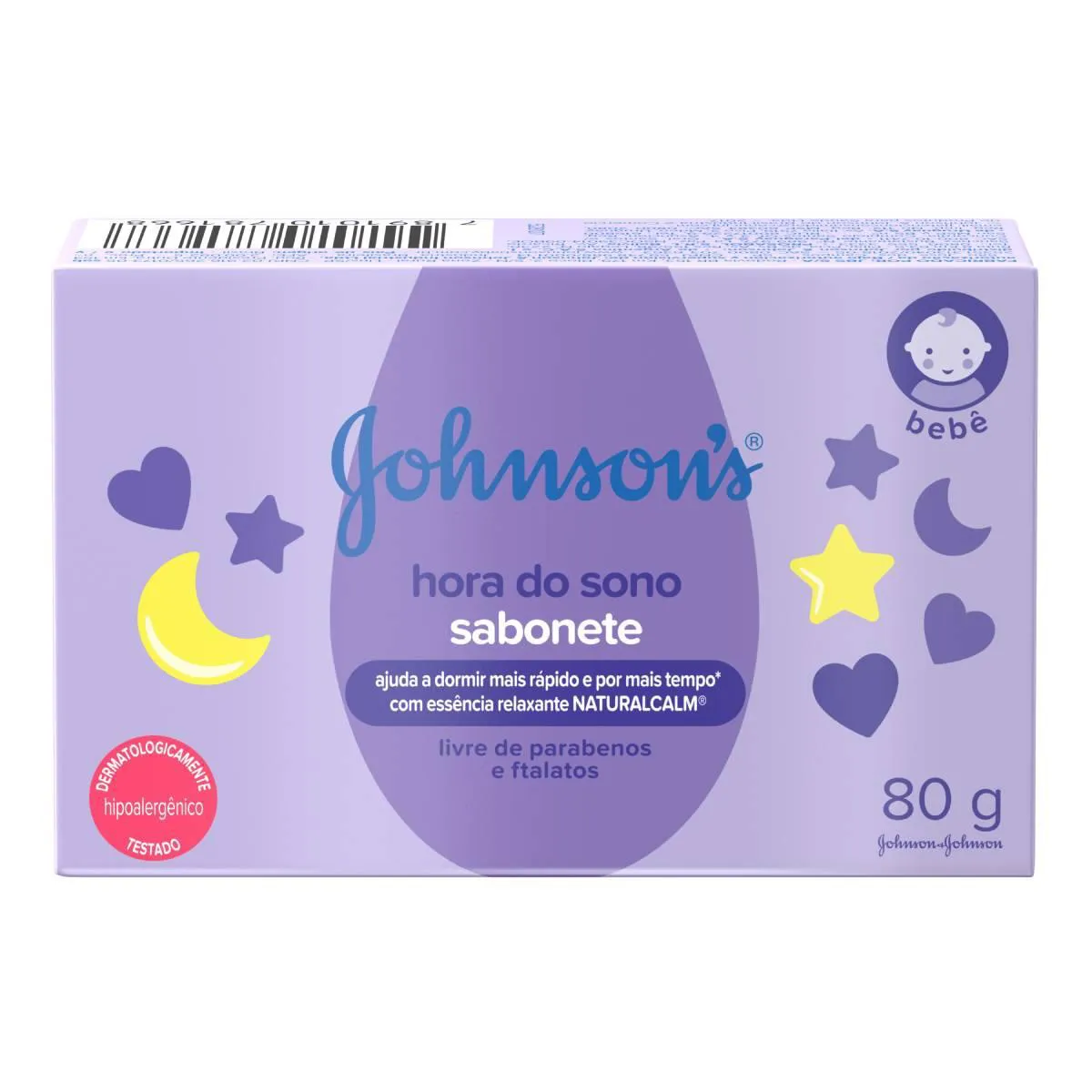 Sabonete em Barra Johnson’s Baby Hora do Sono 80g