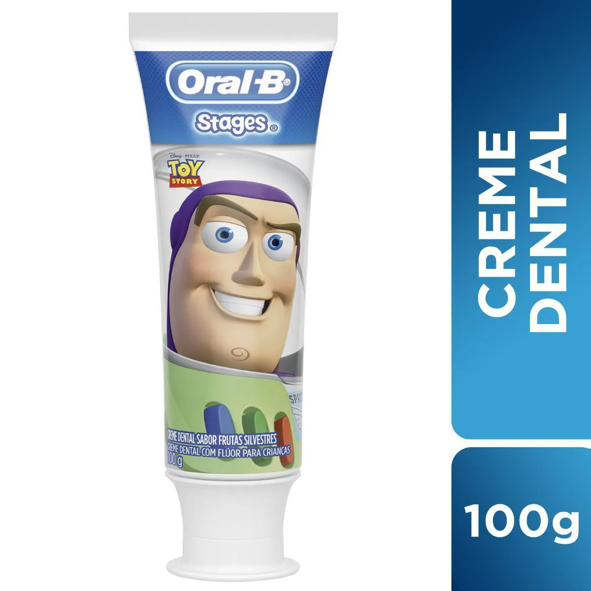 Pasta de Dente Oral-B Stages Personagens Disney com 100g