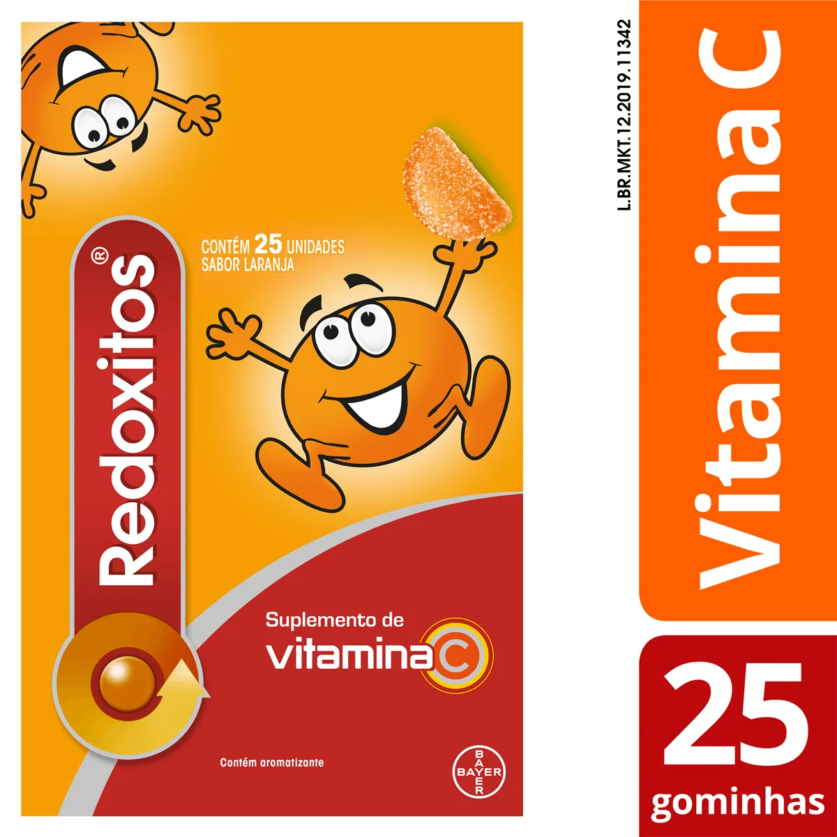 Vitamina C Redoxitos Laranja 25 gomas