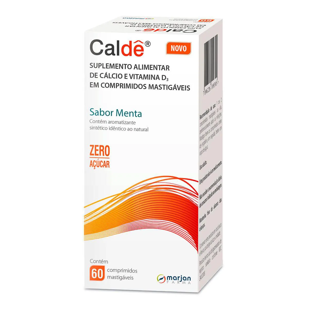 Cálcio + Vitamina D Caldê Menta 60 comprimidos