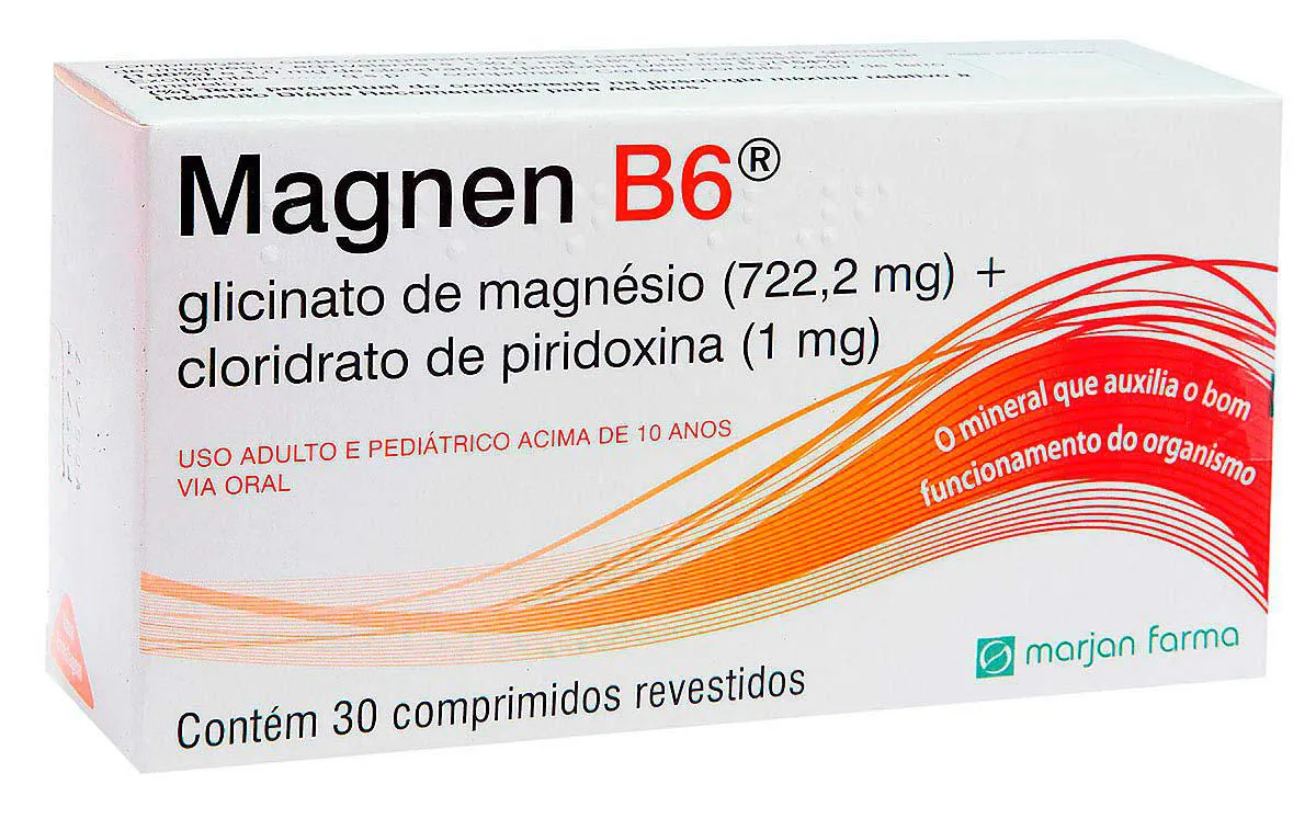 Magnésio Magnen B6 30 comprimidos