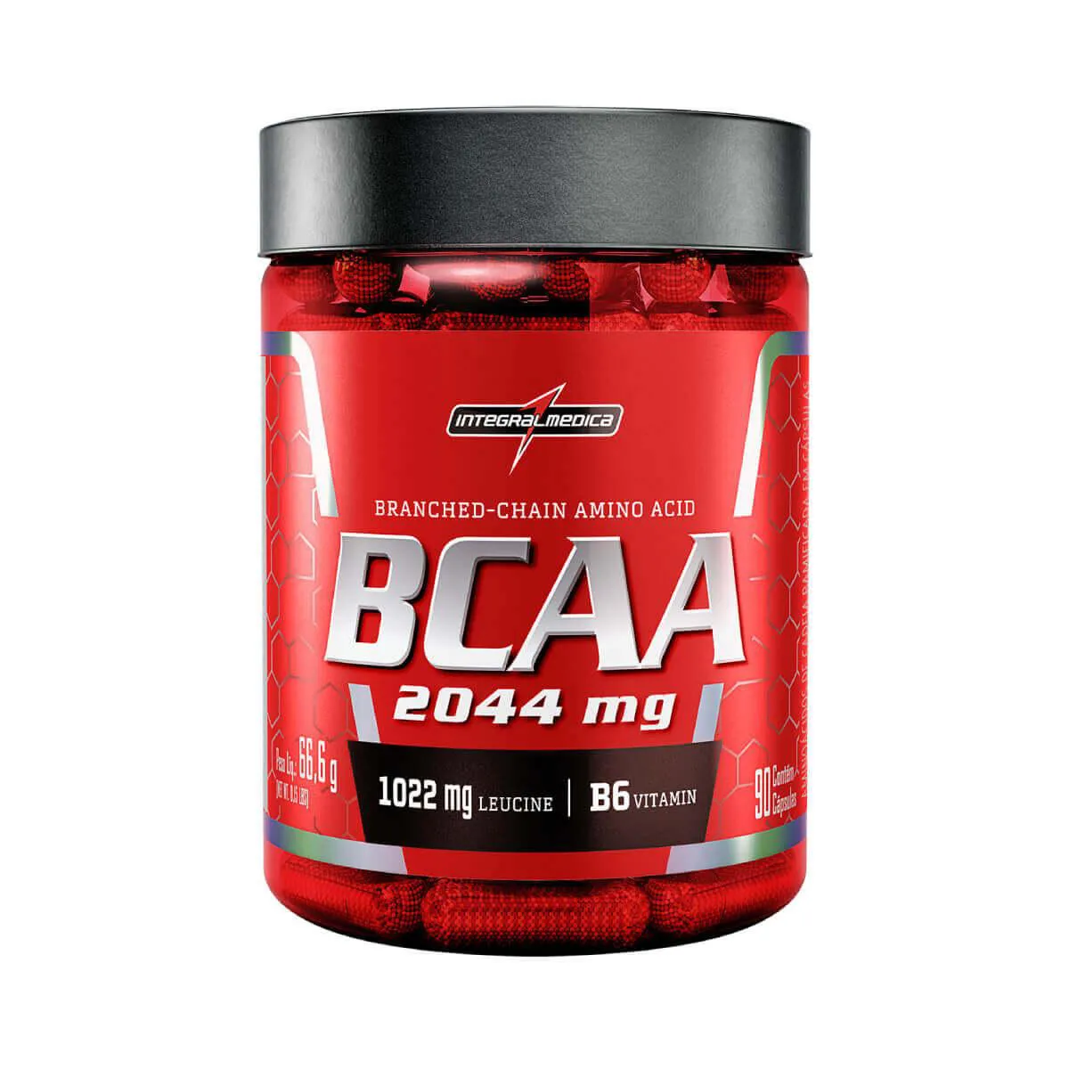 BCAA Amino Integralmedica 2044mg  90 Cápsulas