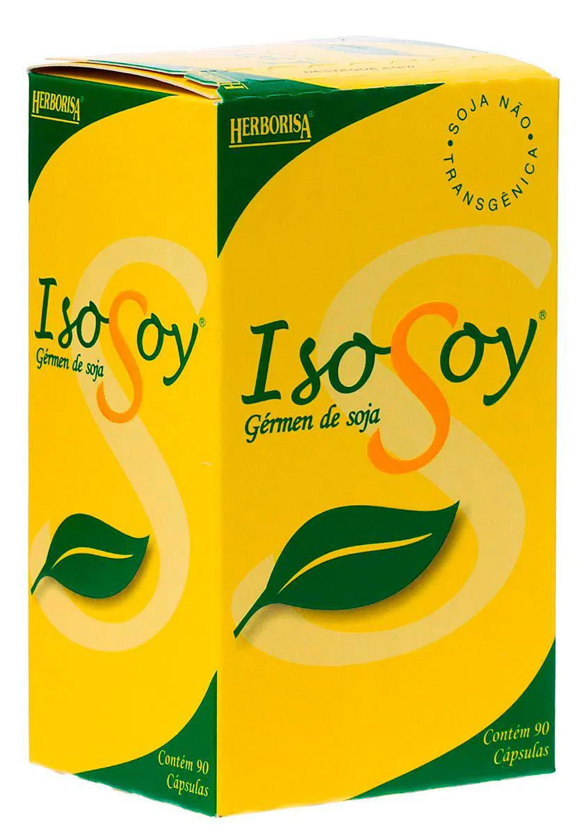 Isosoy 500 mg com 90 cápsulas