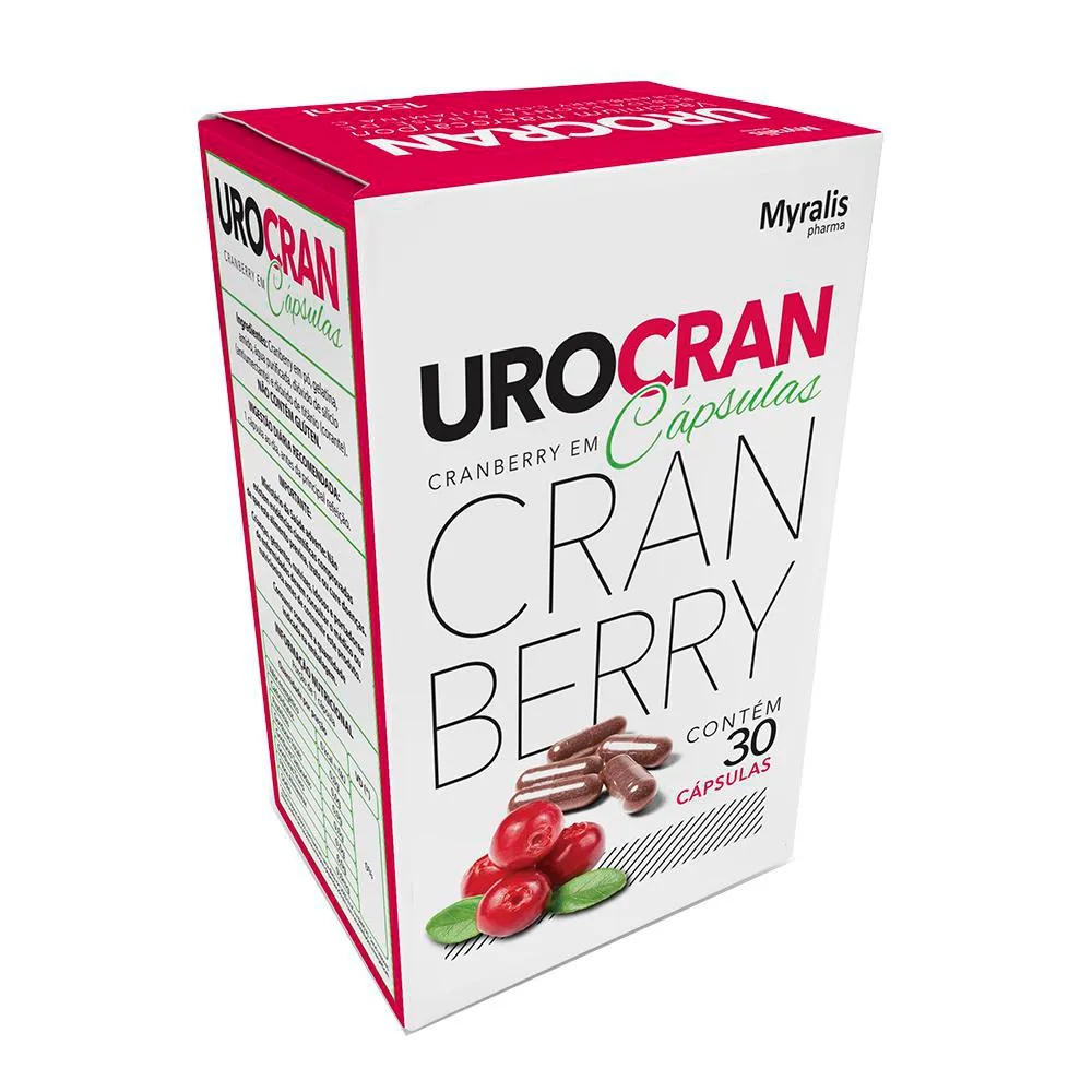 Suplemento Alimentar Urocran Cranberry 30 cápsulas