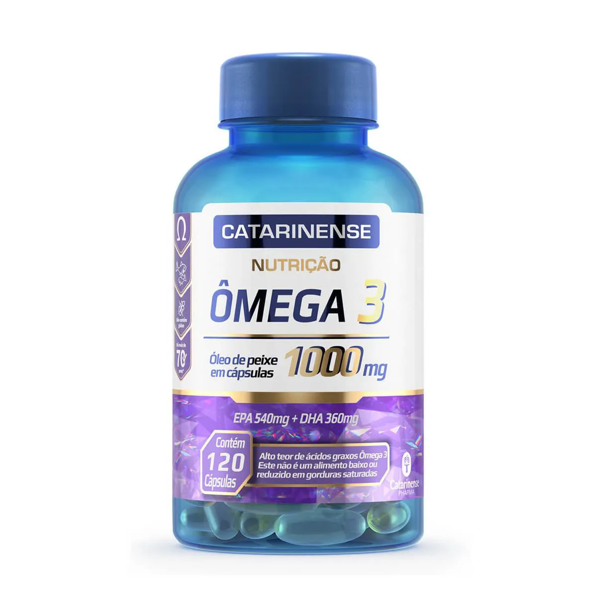 Ômega 3 Catarinense 1000mg - 120 cápsulas