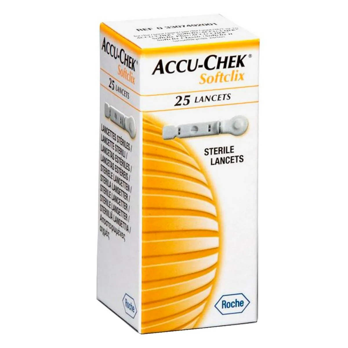 Lancetas Accu Chek Softclix Controle de Glicose com 25 lancetas