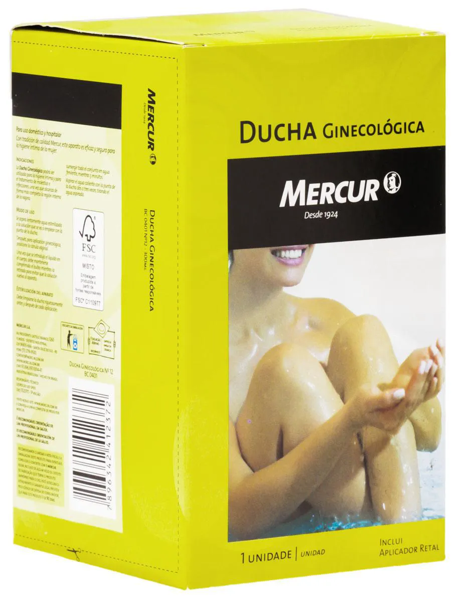 Ducha Ginecológica Mercur Nº 12 com 1 unidade