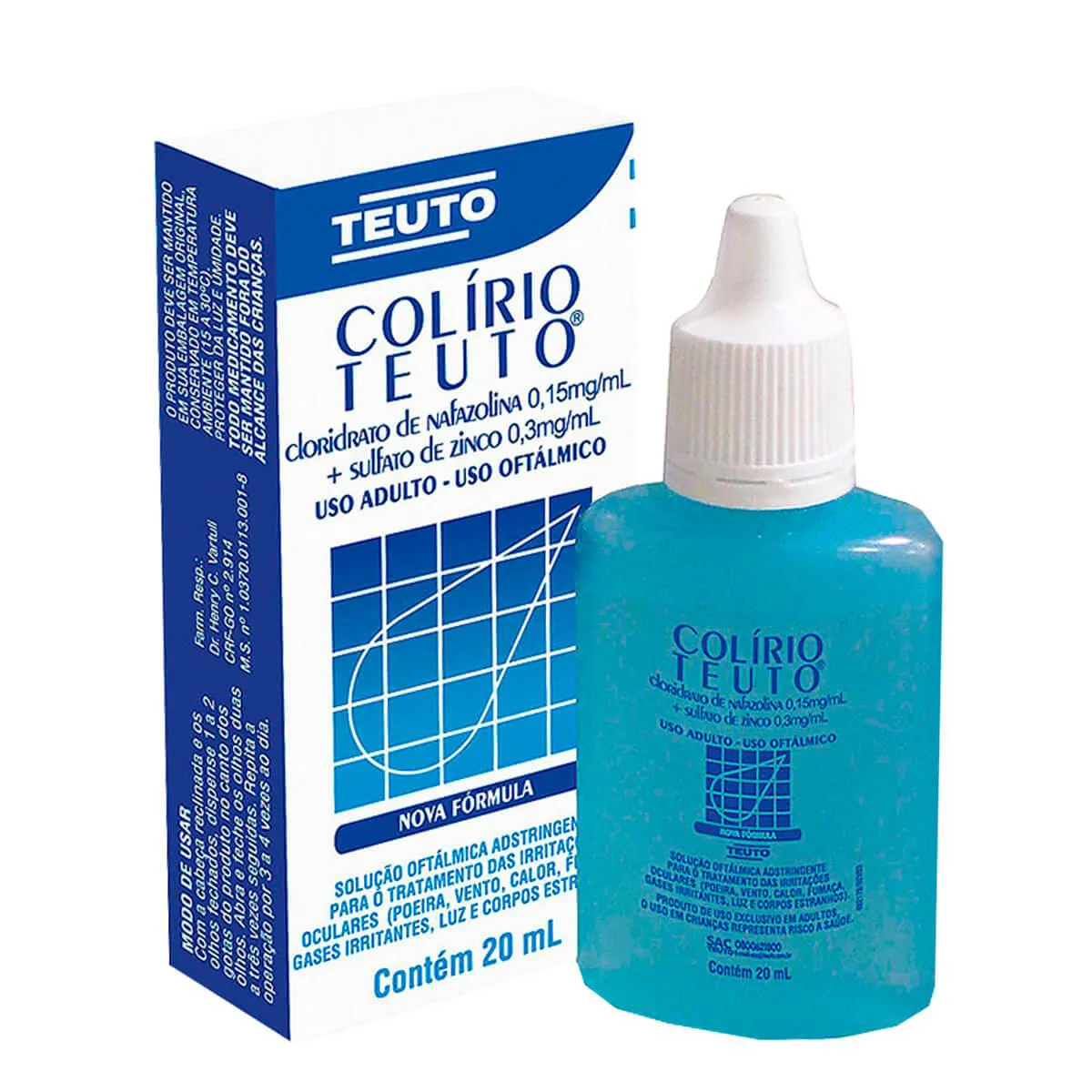 Colírio Teuto com 20ml