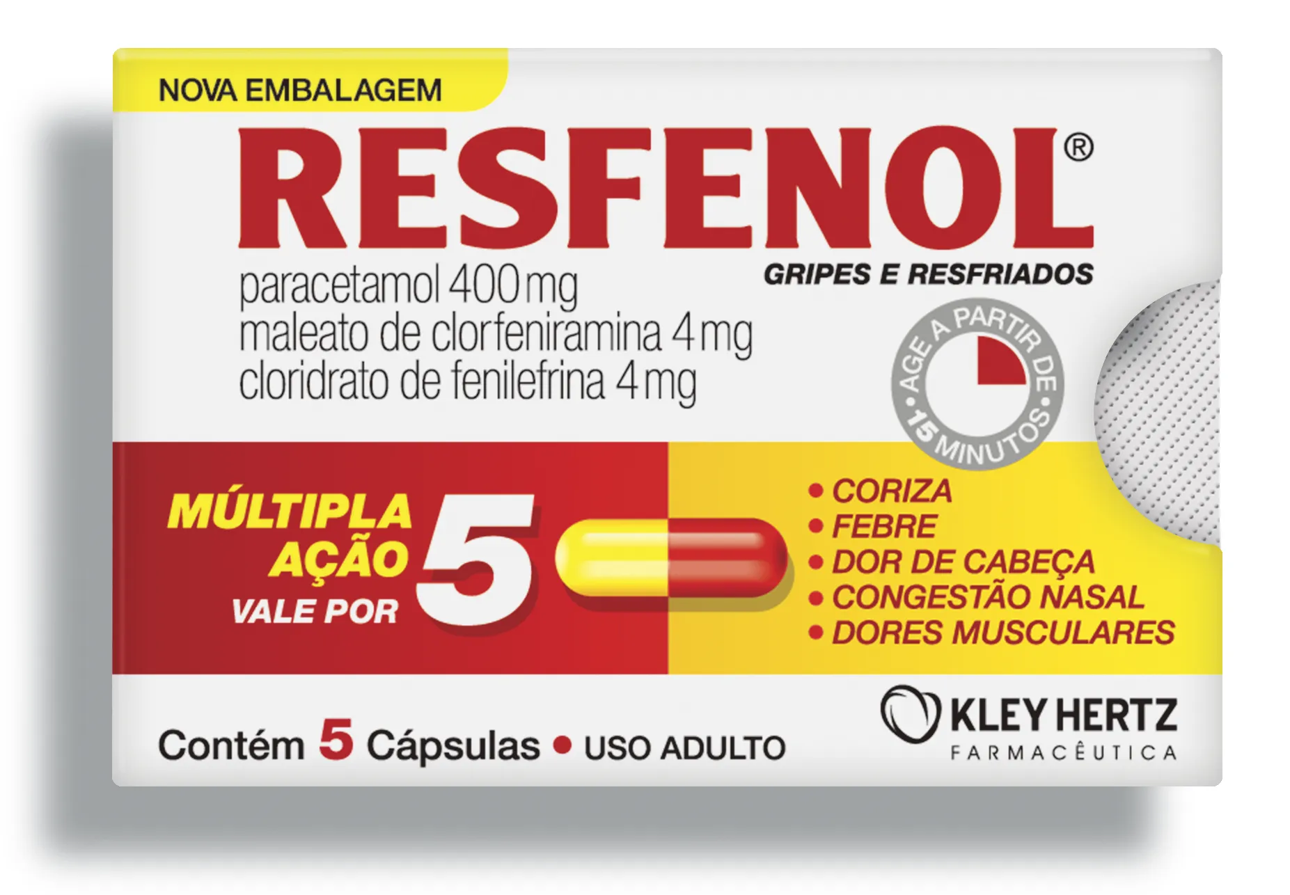 Resfenol 5 Cápsulas Iag Pharma | Drogasil