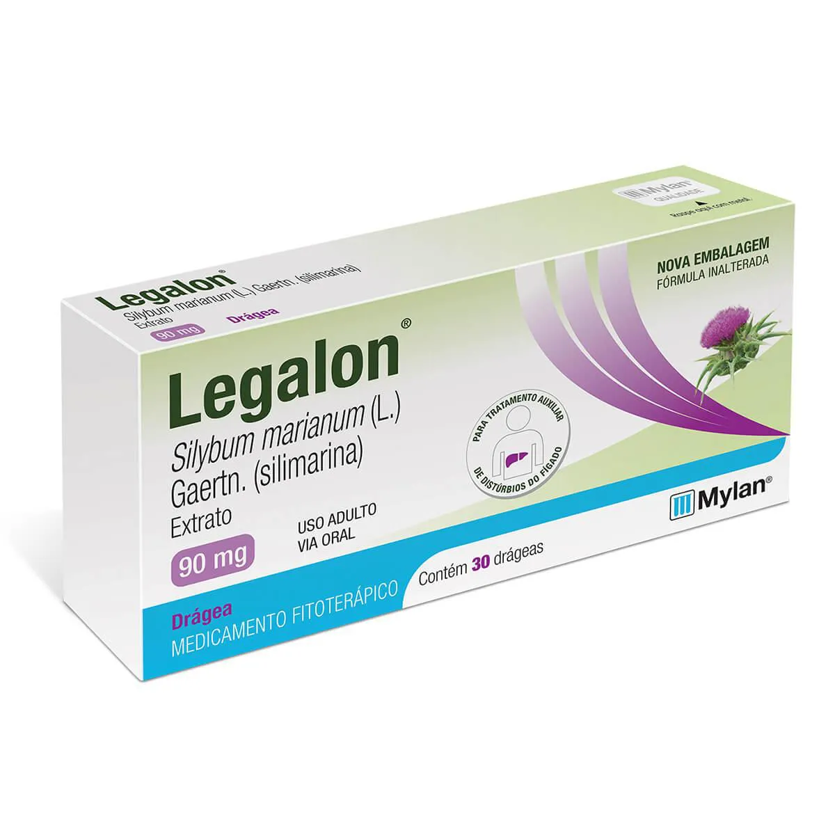 Legalon Silimarina 90mg 30 drágeas