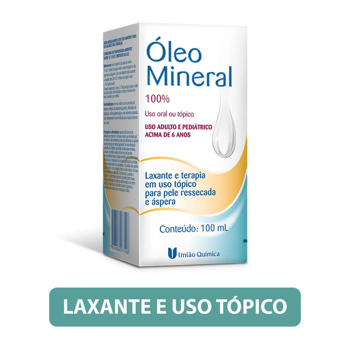 Óleo Mineral União Química 100ml