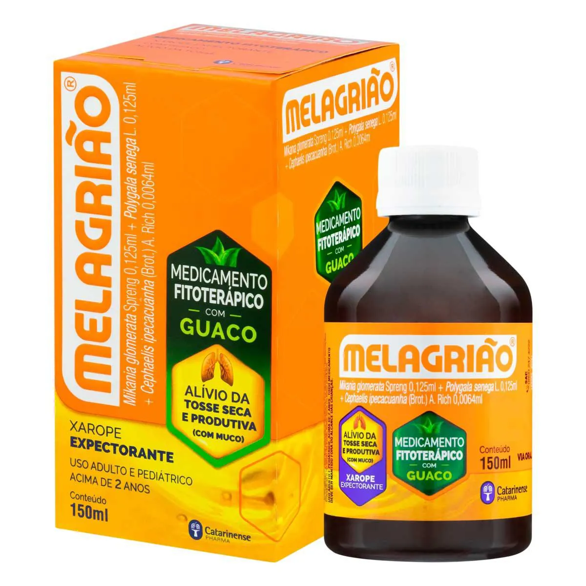 Melagrião Mikania Glomerata + Associações Xarope 150ml