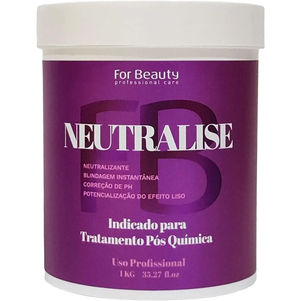 FOR BEAUTY NEUTRALISE - MáSCARA PóS QUíMICA BLINDAGEM E CORREçãO DE PH 1KG