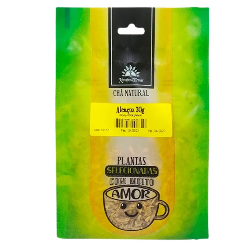 ALCAçUZ GLICIRRIZA IMPORTADO PREMIUM CHá RAIZ RASURADA 30G