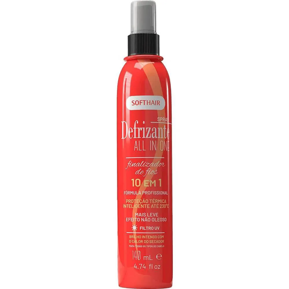 SOFT HAIR - DEFRIZANTE ALL IN ONE FINALIZADOR 10 BENEFíCIOS 140ML