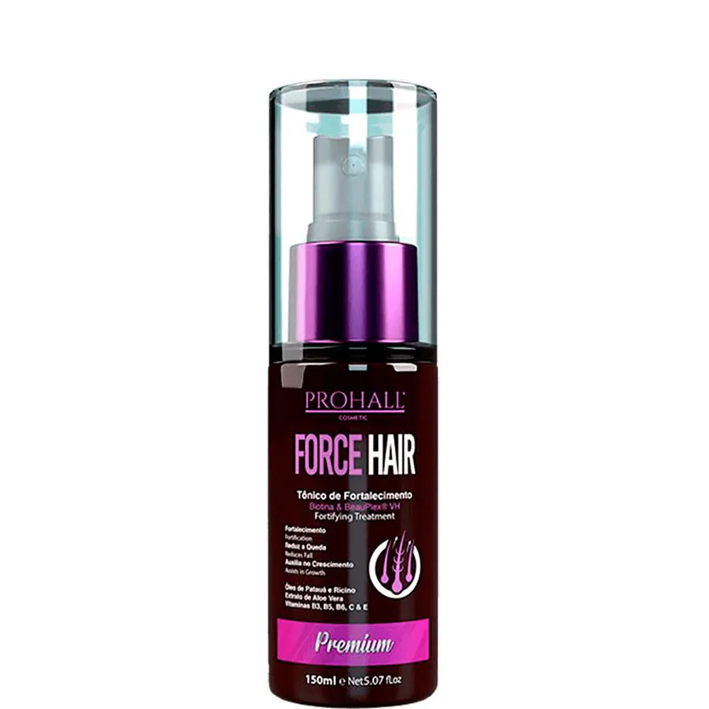 PROHALL FORCE HAIR - TôNICO FORTIFICANTE CRESCIMENTO ACELERADO 150ML