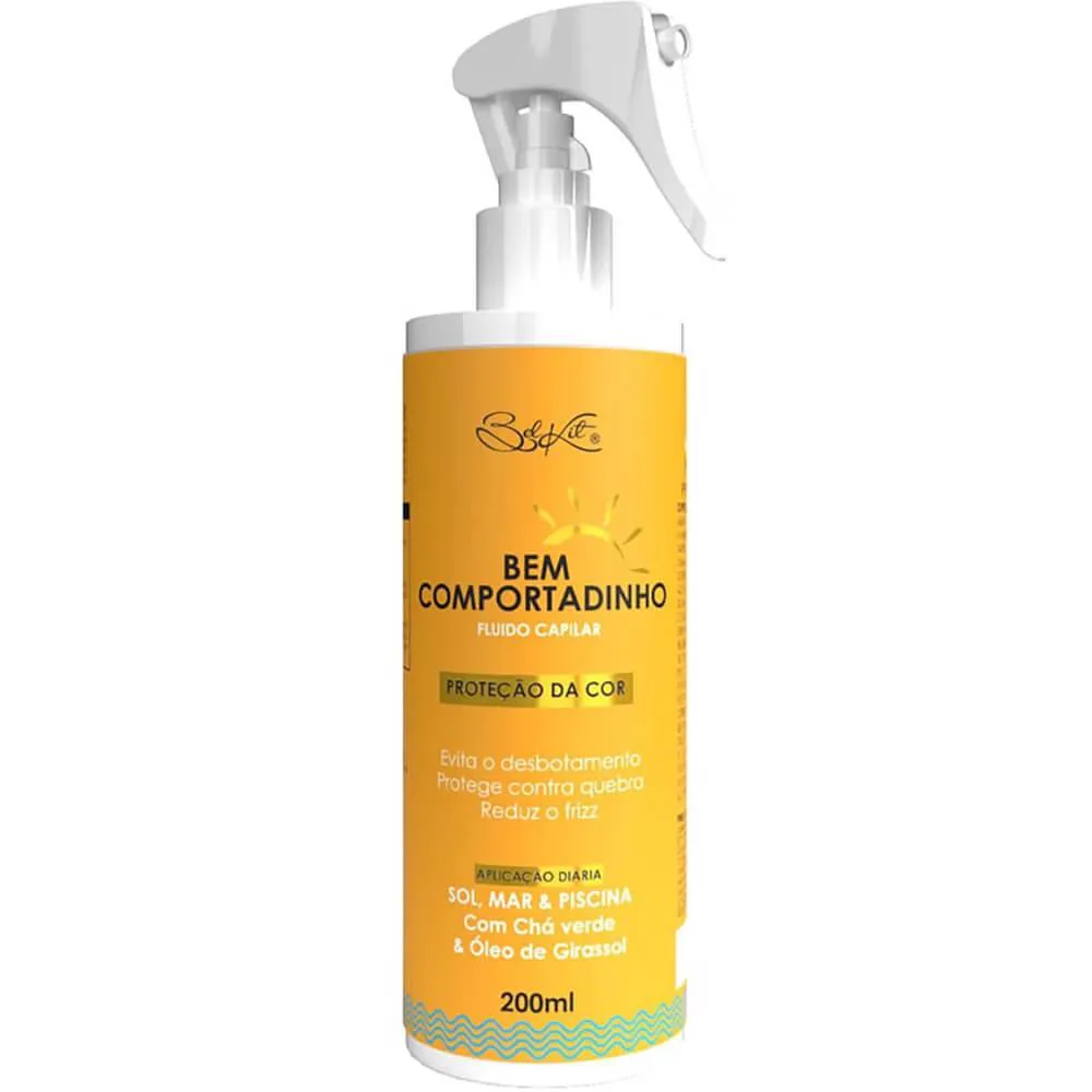 BELKIT BEM COMPORTADINHO - FLUIDO CAPILAR PROTEçãO DA COR ANTIFRIZZ 200ML