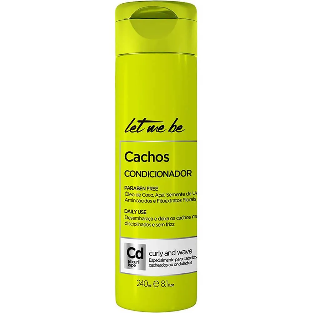 LET ME BE CACHOS - CONDICIONADOR DISCIPLINANTE ANTIFRIZZ 240ML