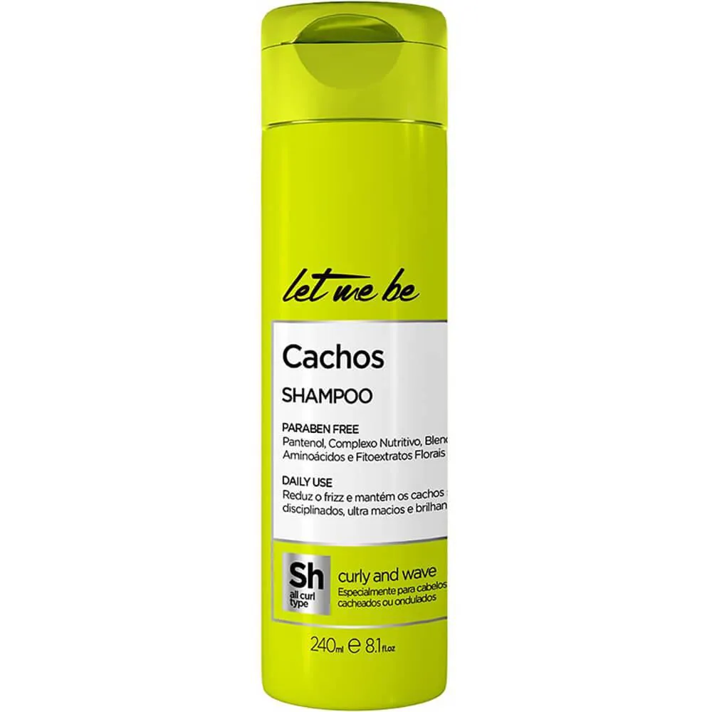 Shampoo Let Me Be Cachos Disciplinante Antifrizz 240ml