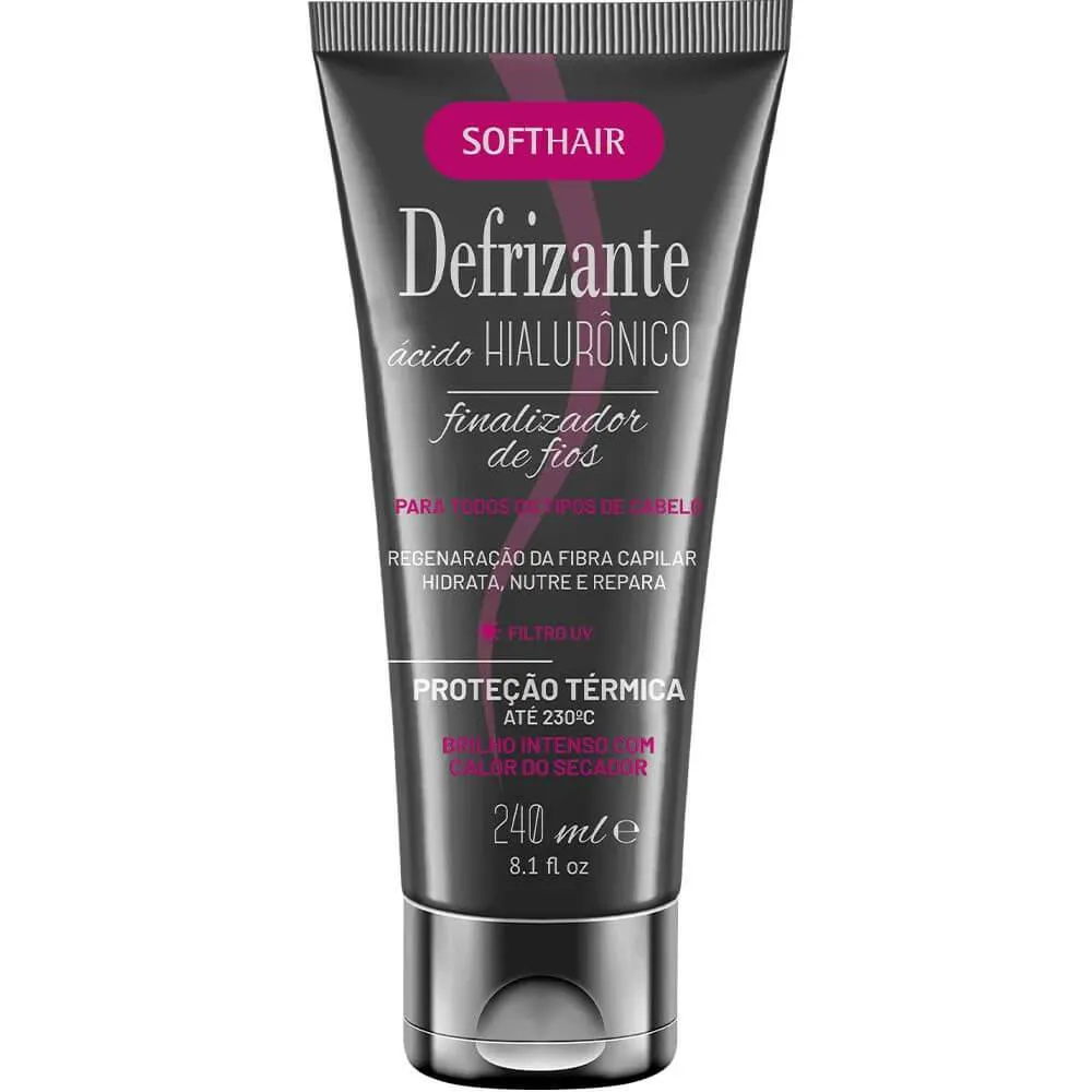 SOFT HAIR - DEFRIZANTE ÁCIDO HIALURôNICO REPARAçãO DOS FIOS 240ML
