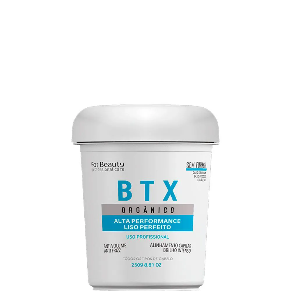 FOR BEAUTY BTX ORGâNICO - BTOX ALTA PERFORMANCE SEM FORMOL 250G