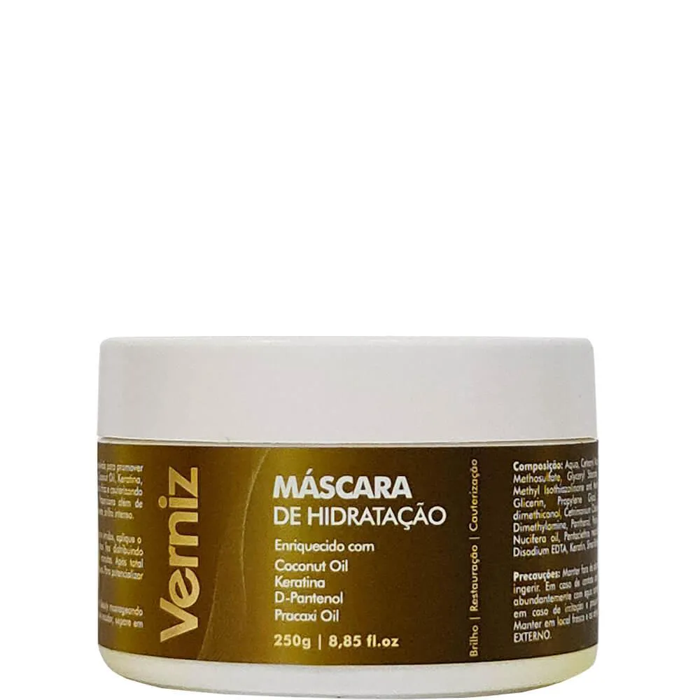 FOR BEAUTY VERNIZ - MáSCARA DE HIDRATAçãO EXTRA BRILHO 250G
