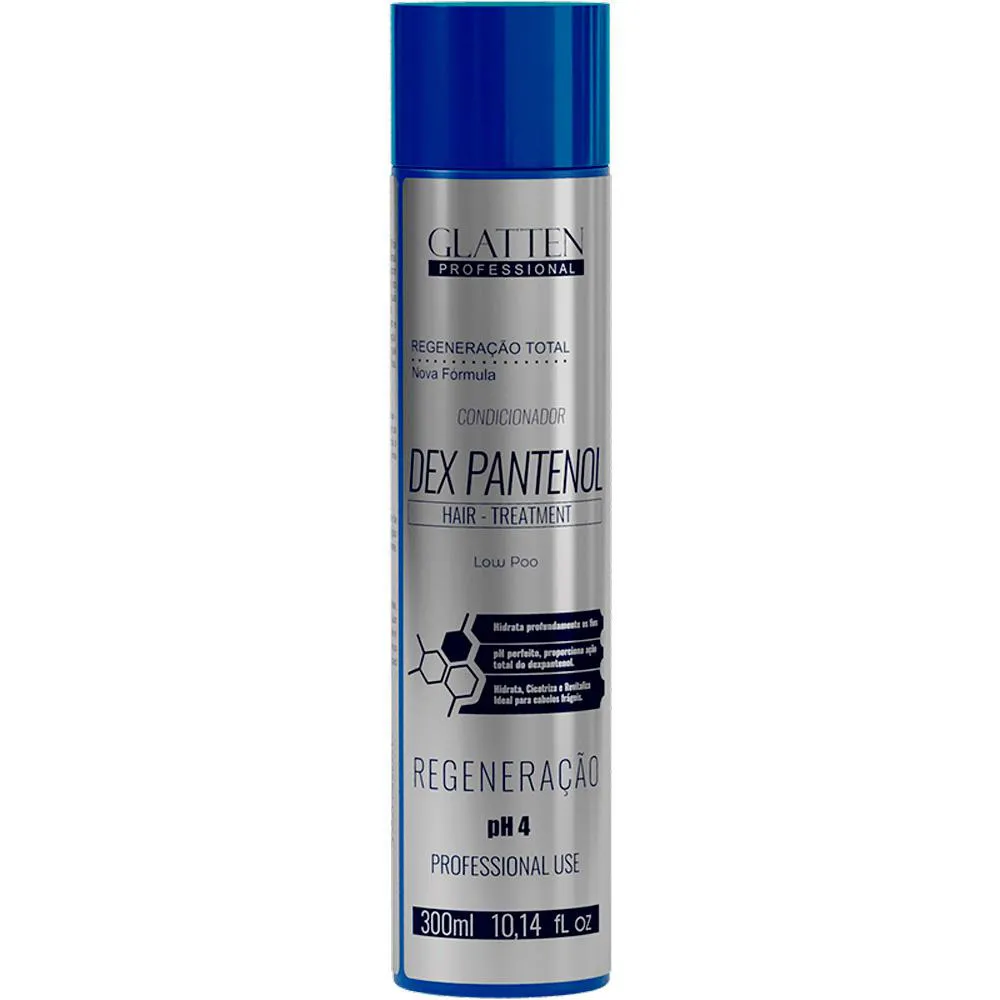 GLATTEN DEX PANTENOL - CONDICIONADOR REGENERAçãO TOTAL 300ML