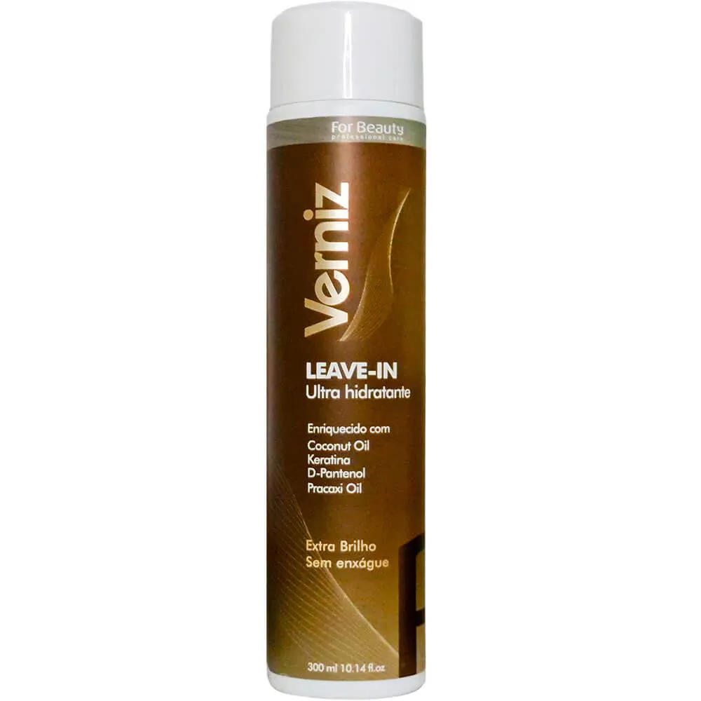 FOR BEAUTY VERNIZ - LEAVE-IN ULTRA HIDRATANTE EXTRA BRILHO 300ML