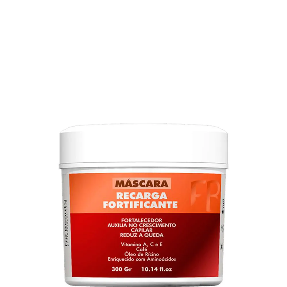 FOR BEAUTY RECARGA FORTIFICANTE - MáSCARA ANTIQUEDA CRESCIMENTO ACELERADO 300G