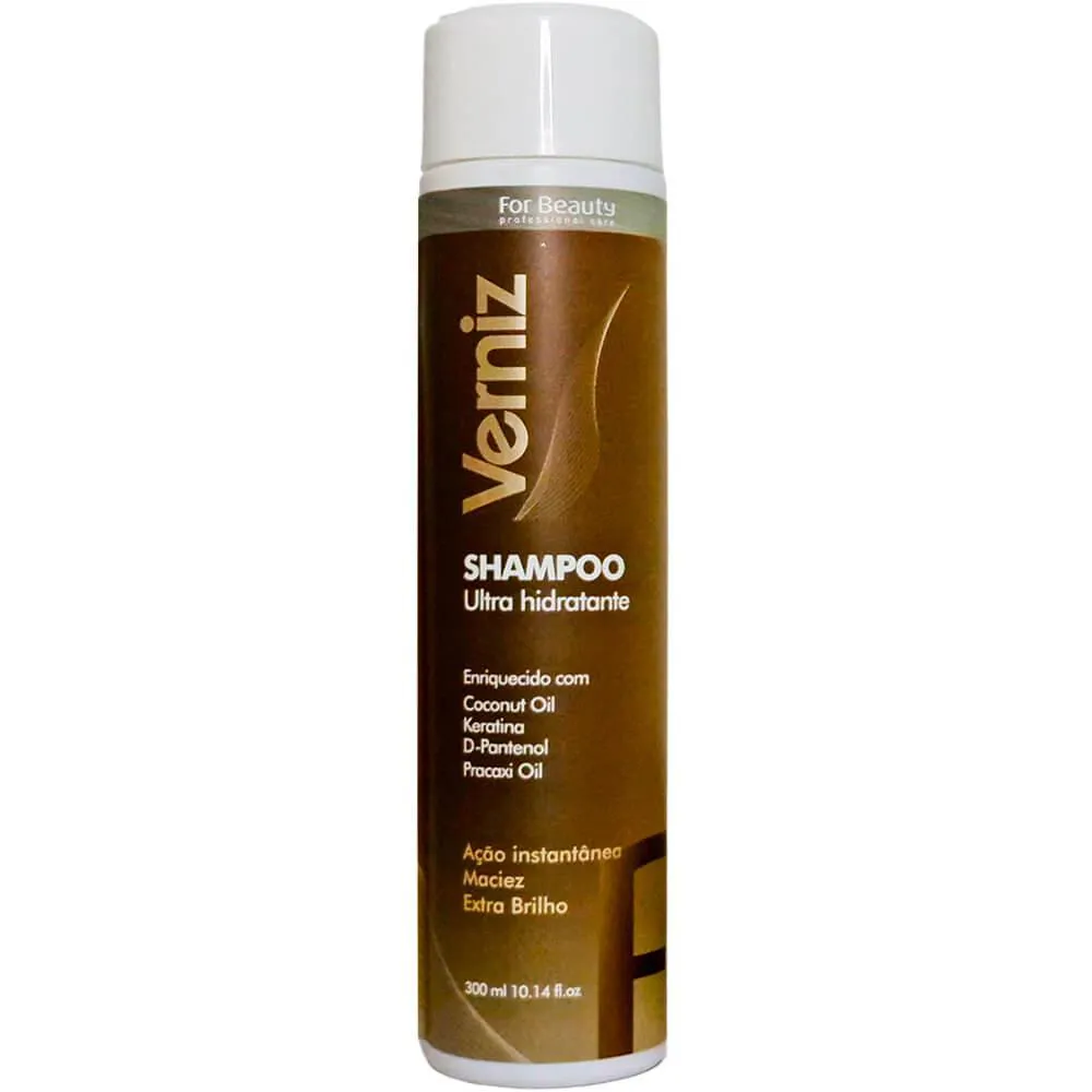 FOR BEAUTY VERNIZ - SHAMPOO ULTRA HIDRATANTE EXTRA BRILHO 300ML