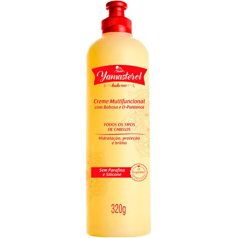 YAMá YAMASTEROL BABOSA E D-PANTENOL - CREME MULTIFUNCIONAL CO-WASH 320G