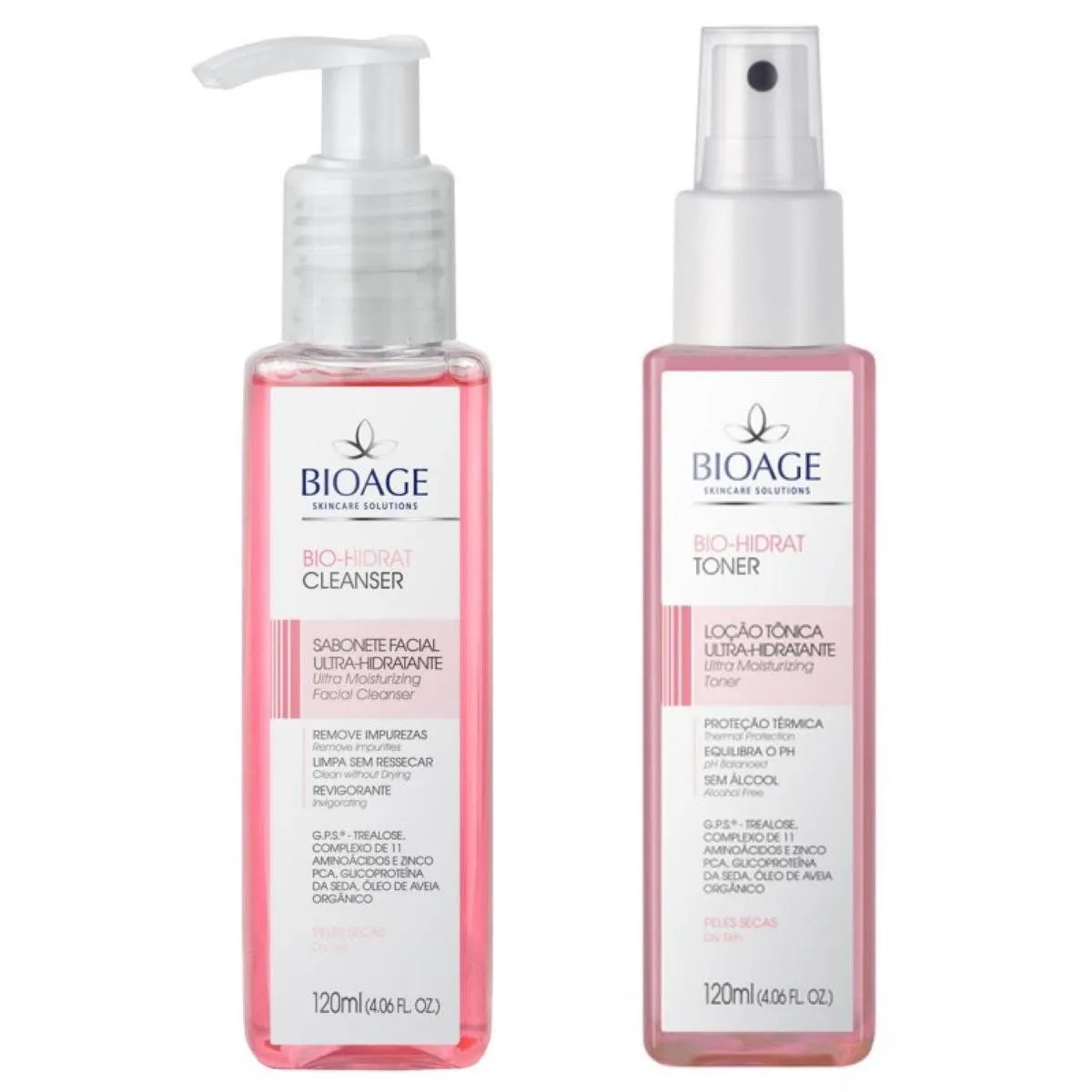 SABONETE FACIAL HIDRATANTE + BIO-HIDRAT TONER - BIOAGE